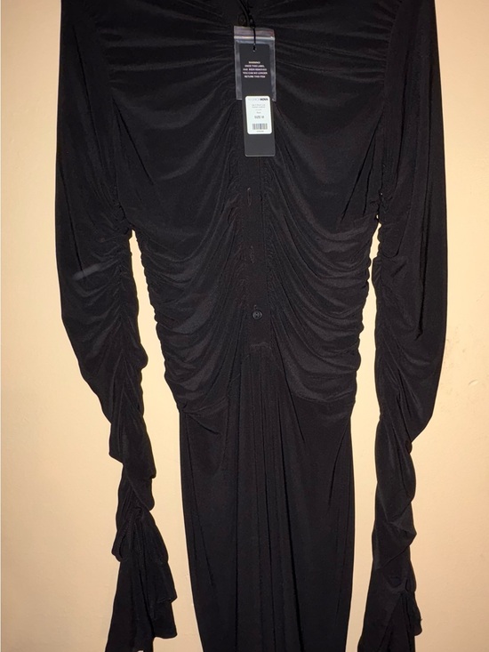 Fashion Nova Pants - Fashion Nova Black Ruched Jumpsuit